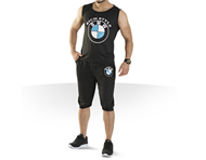 ست رکابی و شلوارک طرح BMW