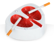 زیرسیگاری جادویی طرح ریه