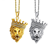 گردنبند استیل LION