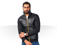 کاپشن چرم مردانه Tiva