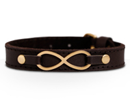 دستبند چرم طرح بی نهایت