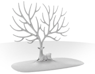 آویز زیور آلات طرح گوزن