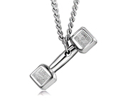 گردنبند لاکچری طرح دمبل