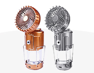 چراغ کمپینگ خورشیدی دارای پنکه و پاوربانک