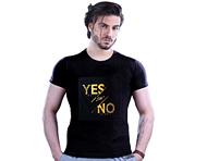 تی شرت مردانه طرح Yes or No 