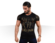تی شرت مردانه طرح Black Kaviar