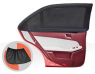 پشه بند و آفتاب گیر خودرو