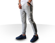 شلوار اسلش مردانه Adidas طرح Grey