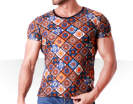 تی شرت مردانه هاوایی طرح LOHH