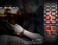 ساعت LED سامورایی