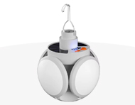 چراغ خورشیدی اضطراری توپی 5 پره