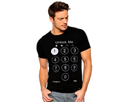 تی شرت مردانه طرح Unlock me