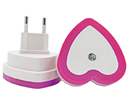 چراغ خواب سنسور دار Heart