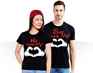 ست تی شرت مردانه و زنانه Romantic