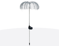 چراغ آبشاری باغچه خورشیدی