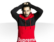هودی کلاه دار مردانه Supreme