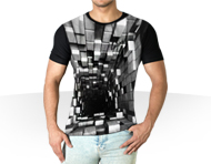 تی شرت سه بعدی Blocks