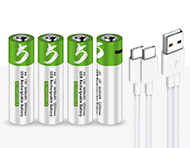 باطری قلمی قابل شارژ (بسته 4 عددی)